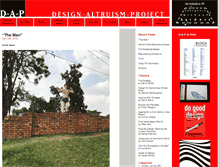 Tablet Screenshot of design-altruism-project.org